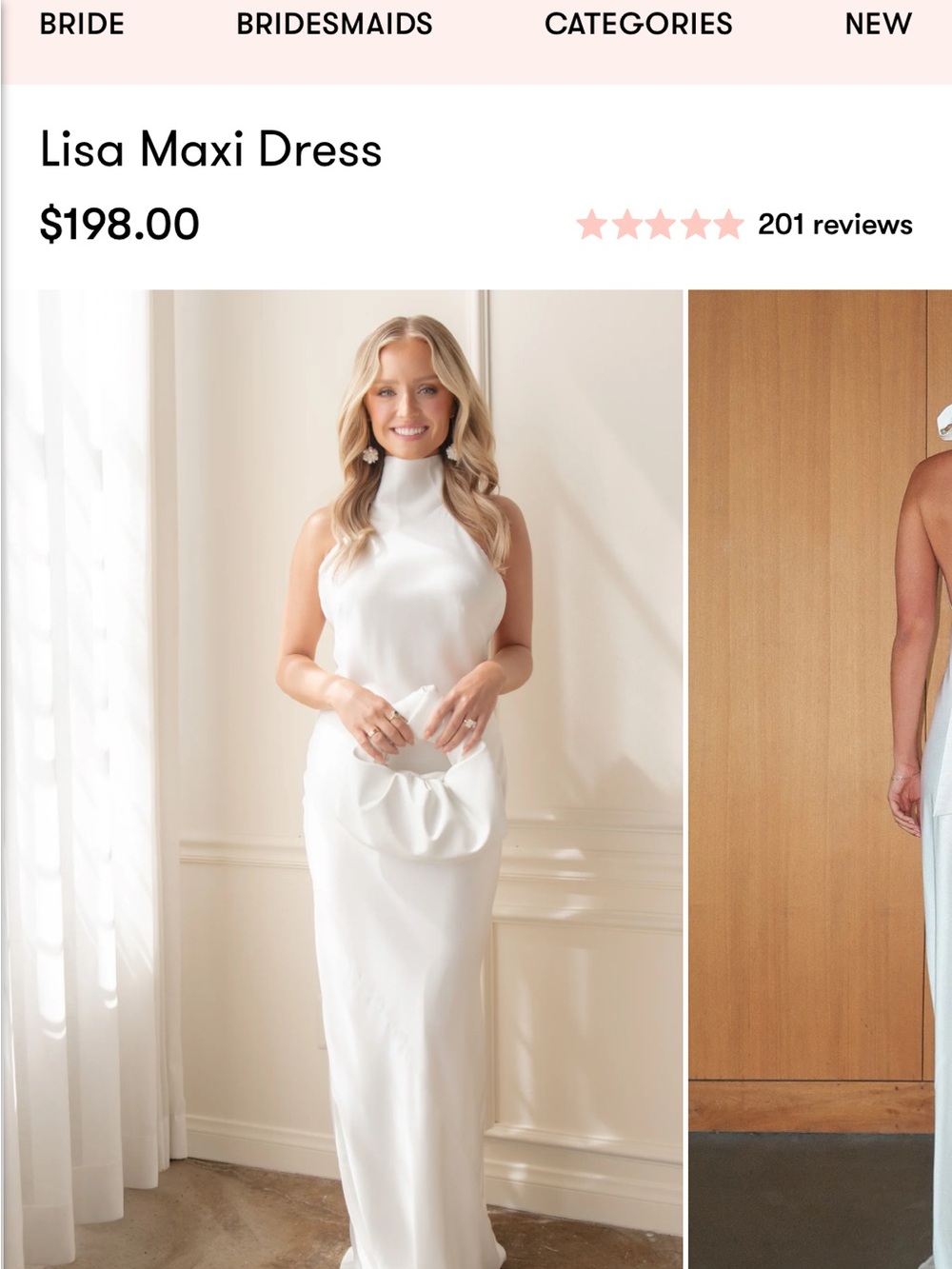 Show Me Your MuMu Lisa Maxi Dress in White